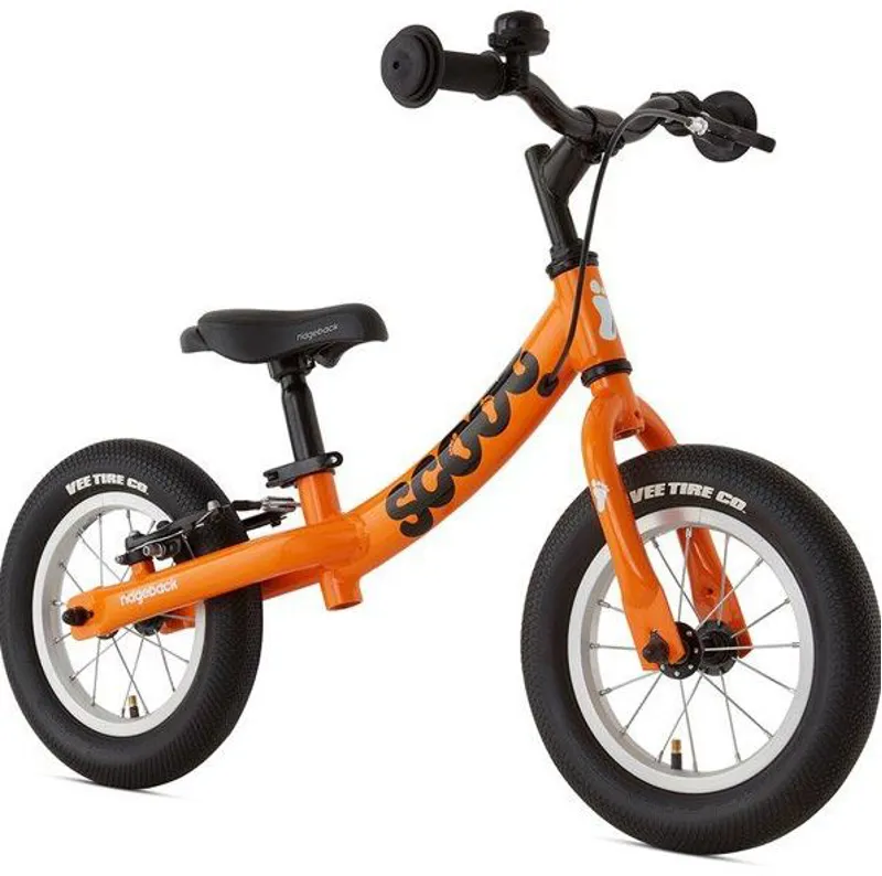 Ridgeback Scoot Kids Balance Bike in Orange-1